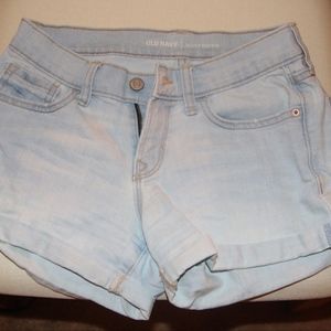 Light Wash Old Navy jean shorts